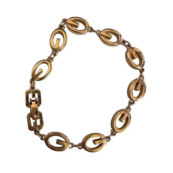 Givenchy G Link Gold Plate Bracelet - Picture 5 of 16